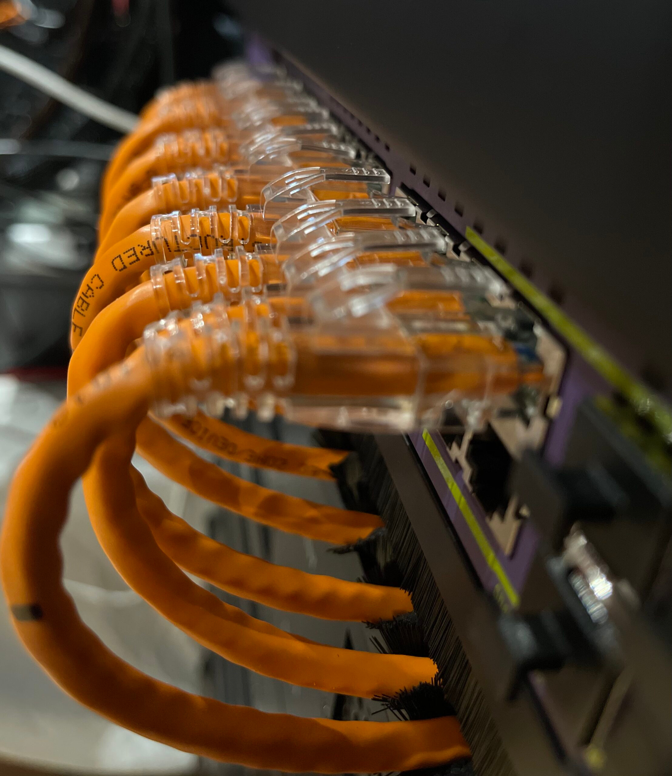 High-end audio system cabling and custom installation