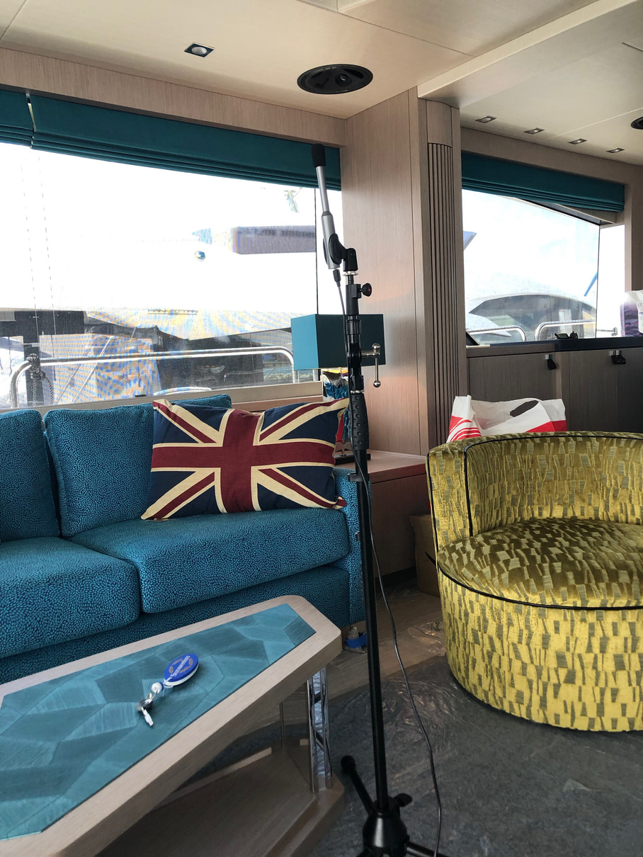 Precision audio tuning onboard a yacht