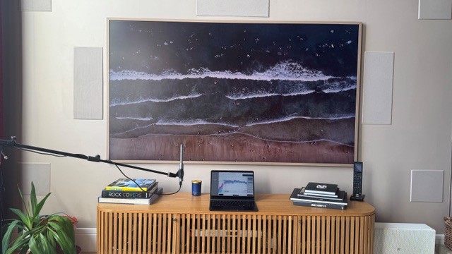 Room mapping analysis setup in a completed interior