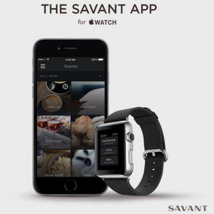 Savant control from a smart watch